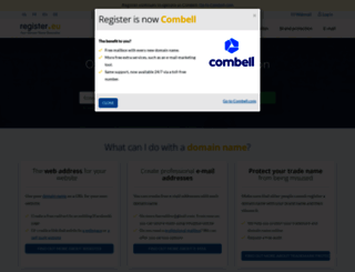 corporate.register.eu screenshot