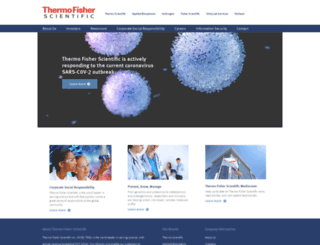 corporate.thermofisher.com screenshot