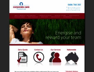 corporatecaretherapies.com.au screenshot