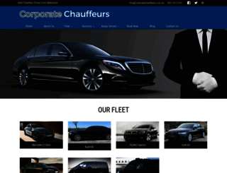 corporatechauffeurs.com.au screenshot