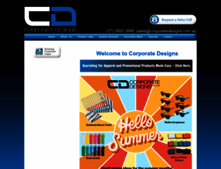 corporatedesigns.com.au screenshot