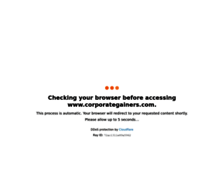 corporategainers.com screenshot