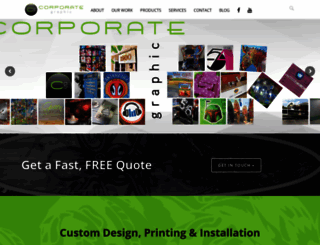 corporategraphicinc.com screenshot