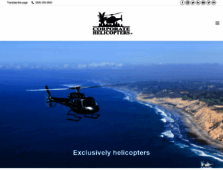 corporatehelicopters.com screenshot