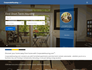 corporatehousing.com screenshot