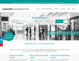 corporatehousingfactory.com screenshot