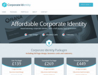 corporateidentity.co.uk screenshot