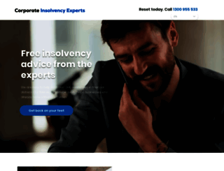 corporateinsolvencyexperts.com.au screenshot