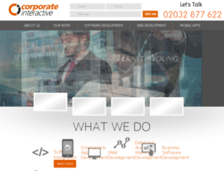 corporateinteractive.co.uk screenshot