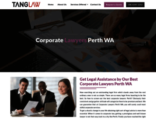 corporatelawyersperthwa.com.au screenshot