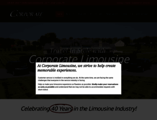 corporatelimousine.com screenshot