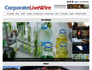 corporatelivewire.com screenshot