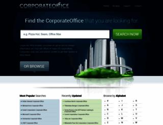 corporateoffice.com screenshot