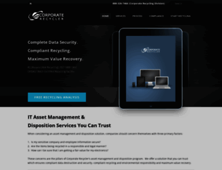corporaterecycler.com screenshot