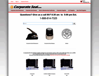 corporateseal.com screenshot