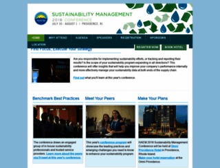 corporatesustainabilitymanagement.naem.org screenshot