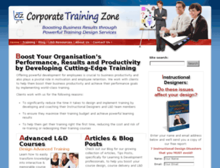 corporatetrainingzone.com screenshot