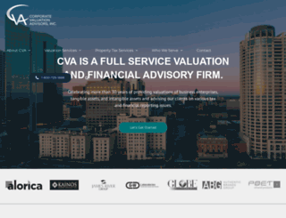 corporatevaluationadvisors.com screenshot