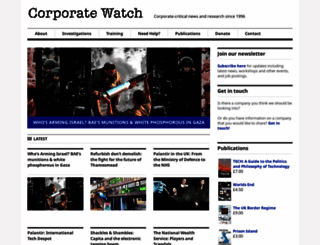 corporatewatch.org screenshot