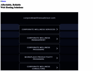 corporatewellnessadvisor.com screenshot