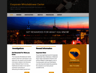 corporatewhistleblowercenter.com screenshot
