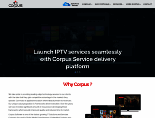 corpus.com screenshot