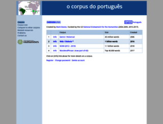 corpusdoportugues.org screenshot