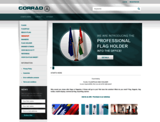 corradflags.com screenshot