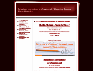 correcteur.creation-website.com screenshot