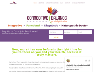 correctivebalance.com screenshot