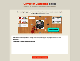corrector-castellano.com screenshot