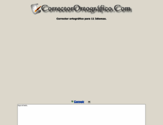 correctorortografico.com screenshot