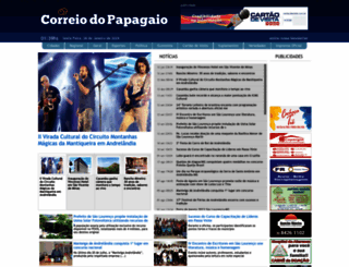 correiodopapagaio.com.br screenshot