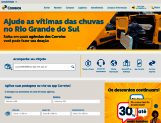correios.com.br screenshot