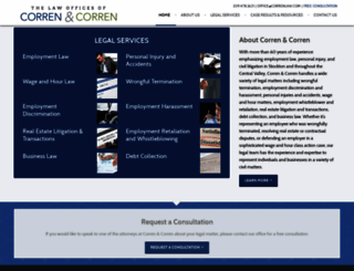 correnlaw.com screenshot