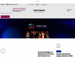 correo.univision.com screenshot