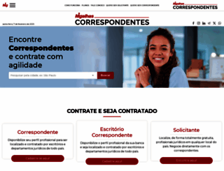 correspondentes.migalhas.com.br screenshot