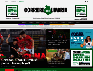 corrieredellumbria.it screenshot