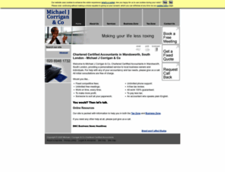 corriganaram.co.uk screenshot