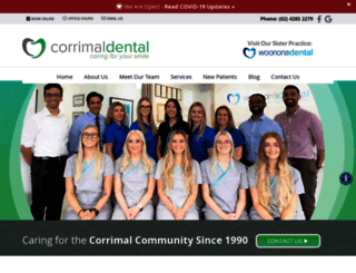 corrimaldentalsurgery.com.au screenshot