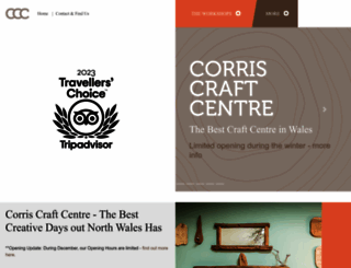 corriscraftcentre.co.uk screenshot