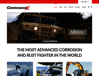corrosion-x.co.uk screenshot