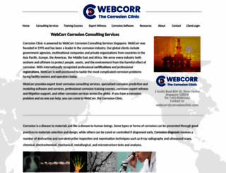 corrosionclinic.com screenshot