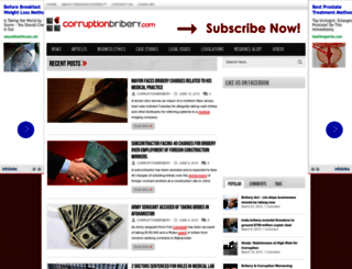 corruptionbribery.com screenshot