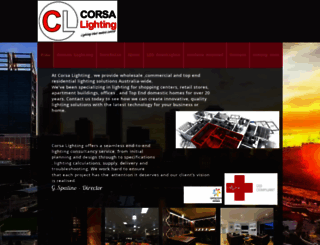 corsalighting.com screenshot