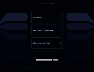 corsaronero.pizza screenshot