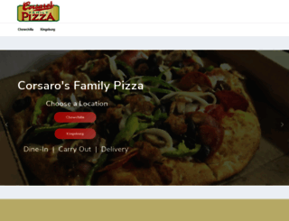 corsarosfamilypizza.com screenshot