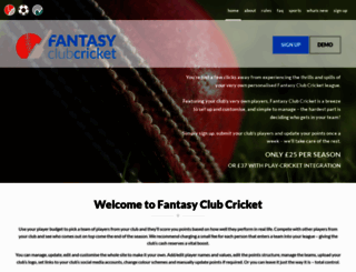 corse-staunton.fantasyclubcricket.co.uk screenshot