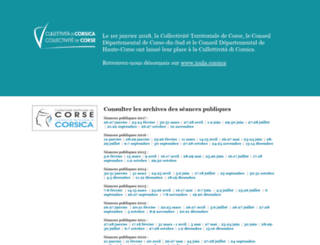 corse.fr screenshot