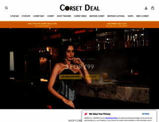 corsetdeal.co.uk screenshot